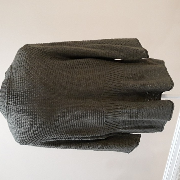 Olive Eddie Bauer Cardigan Sweater - Picture 3 of 6